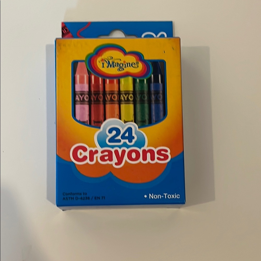 24 Crayons Set NON TOXIC NEW